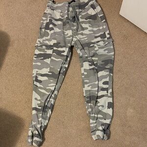 Bluenotes Gray Camo Track Pants